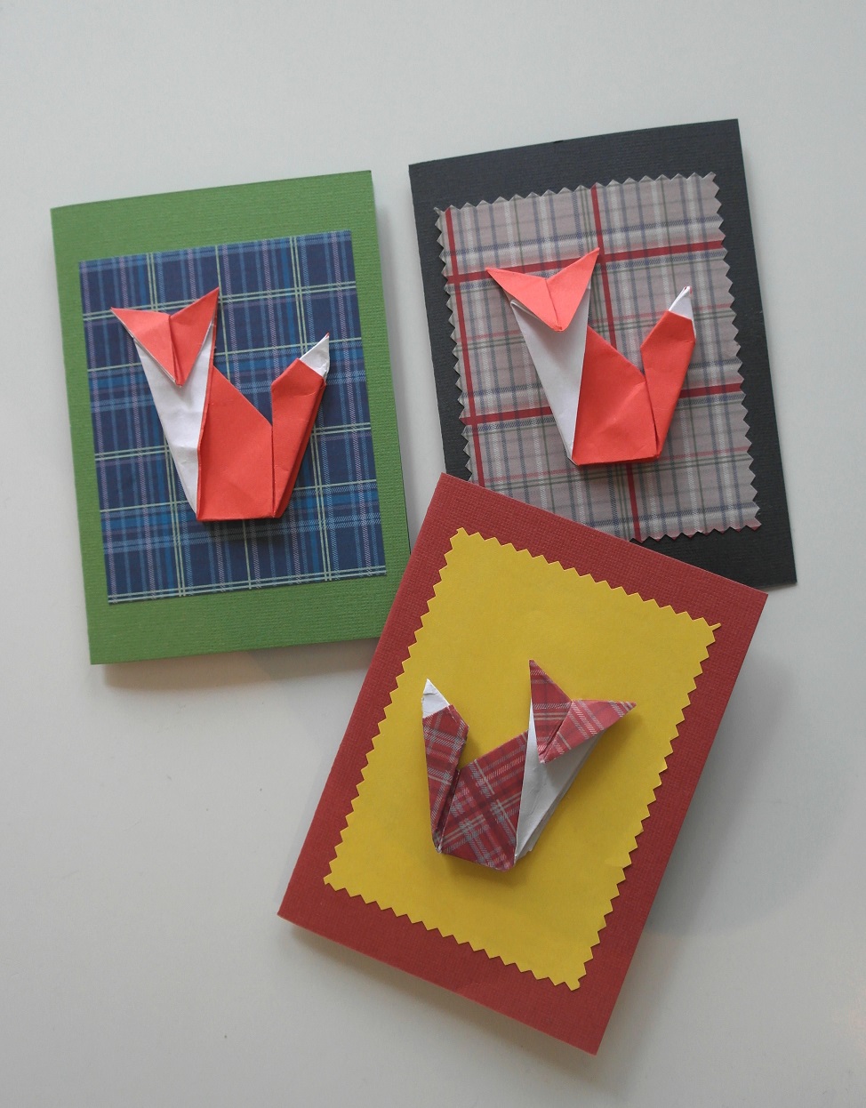 Isänpäivä: kettuorigami ja itse tehty solmio