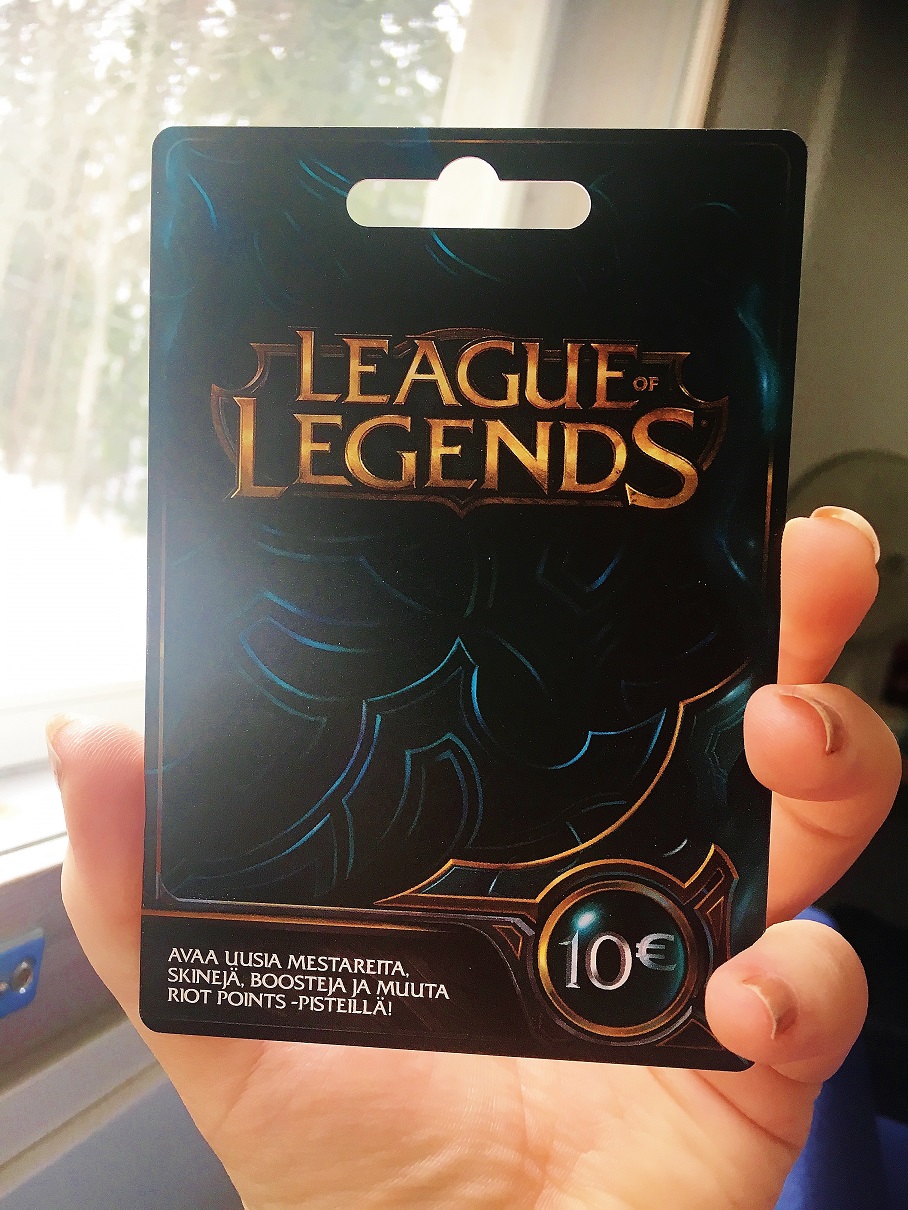 League of Legends 10e Riot Points lahjakortti