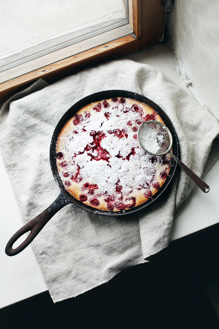 Voi mikä pannukakku / Clafoutis with raspberries – Suvi sur le vif | Lily