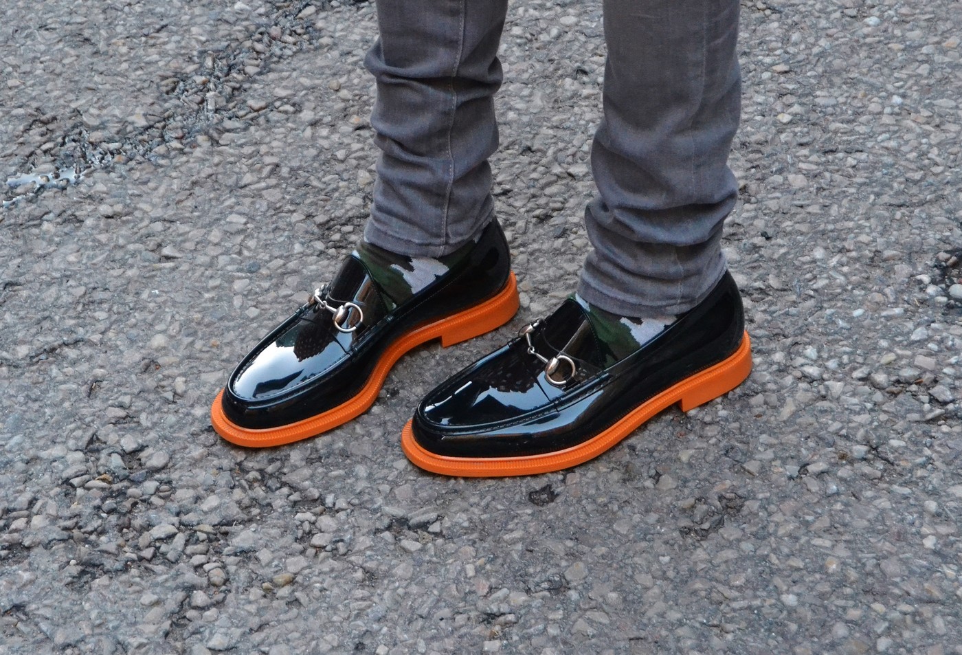 Jepsukka Gucci Rubber Moccassins blackorange (1).JPG