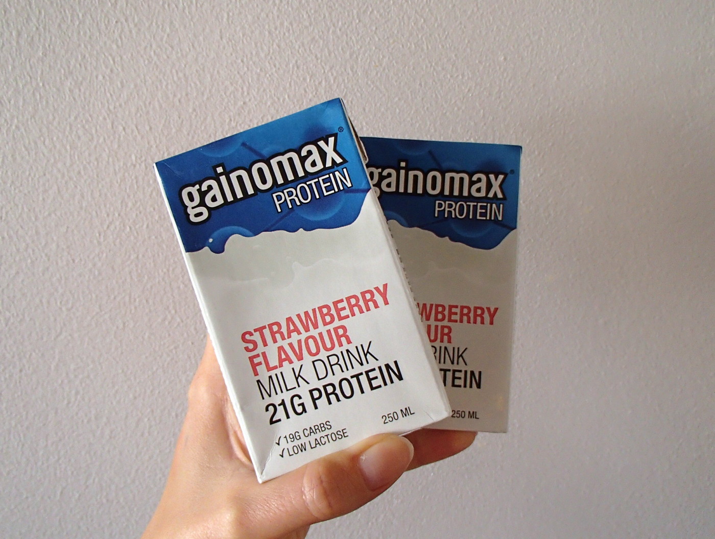 Testissä Gainomax Protein Drink & livetreenit