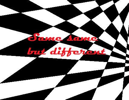 Same same but different