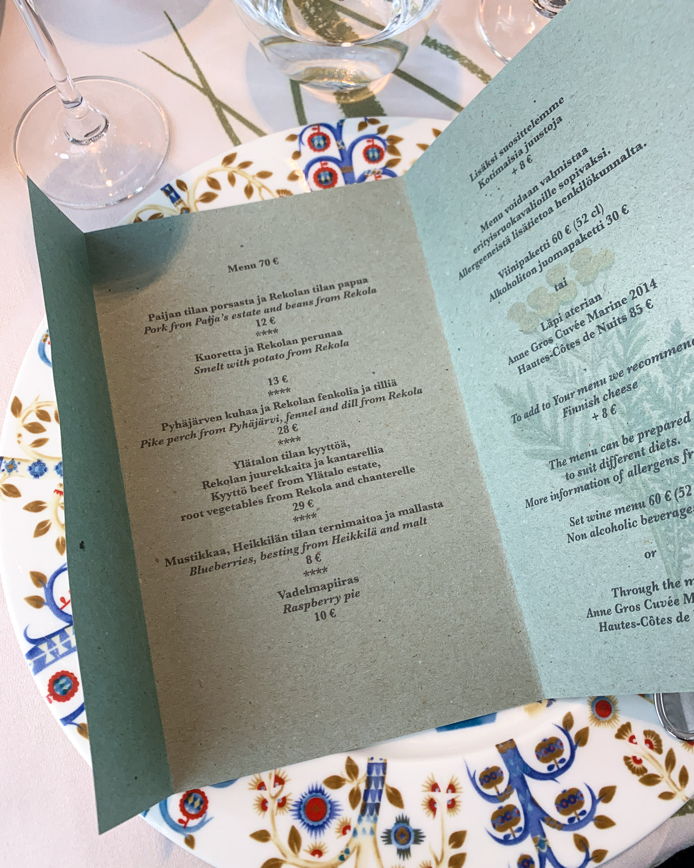 Ravintola C, fine diningia Tampereella