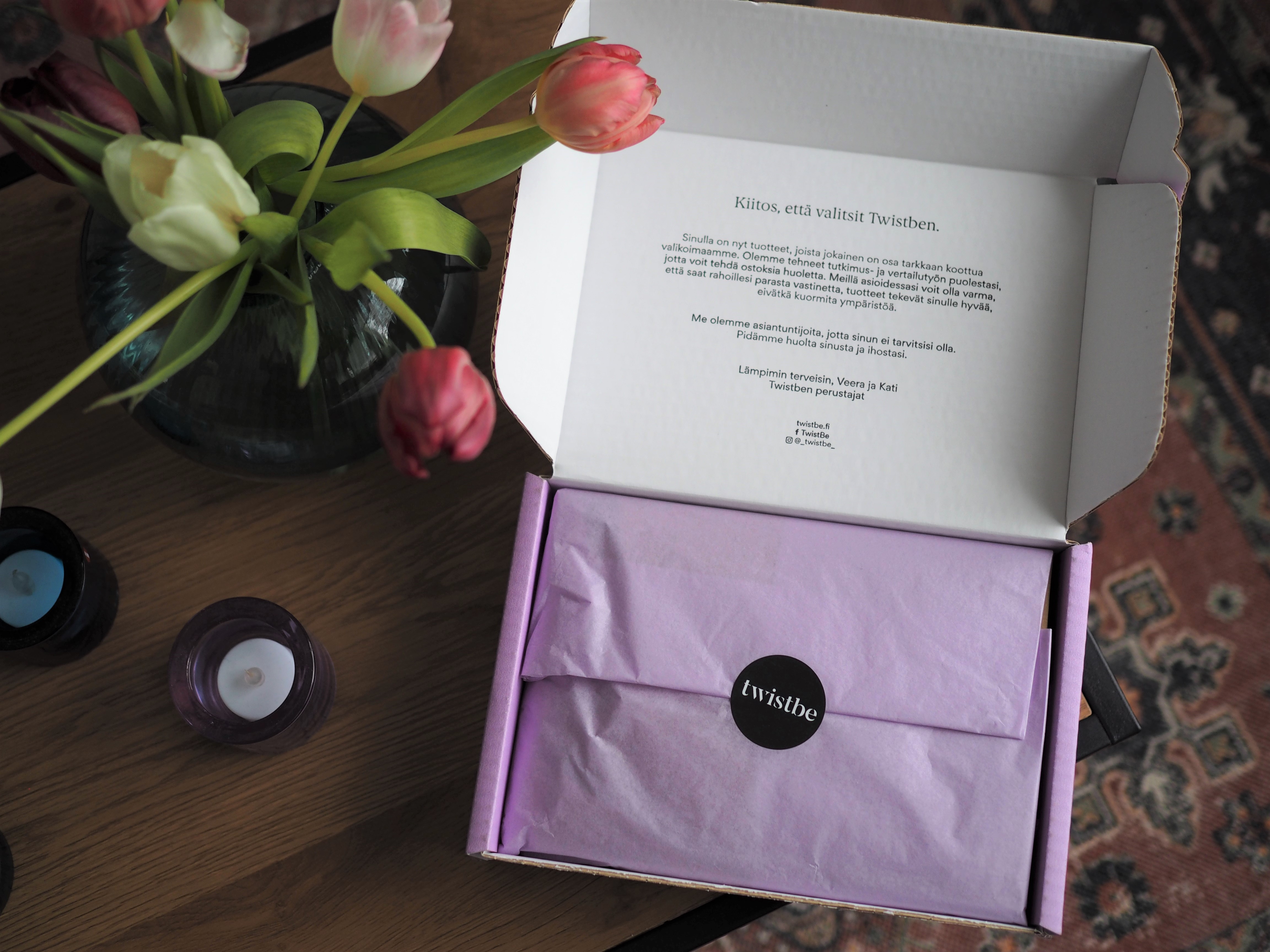 Twistbe Box on luonnonkosmetiikan ihonhoitoboxi (+ alekoodi)