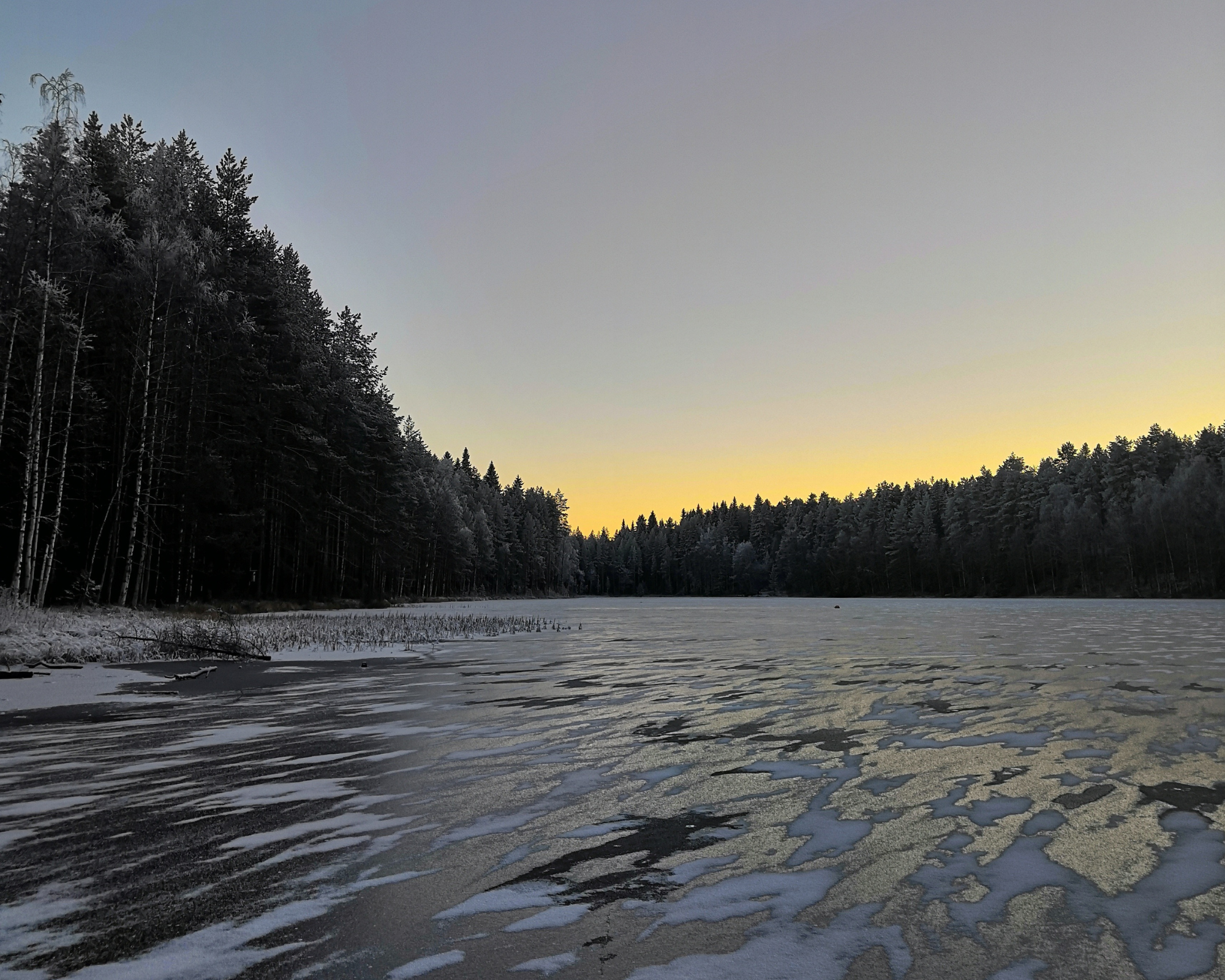 Järvet jäätyy ja posket punehtuu viikolla 46