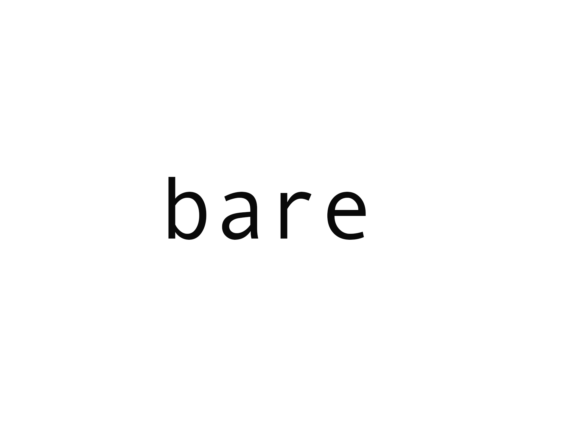 bare