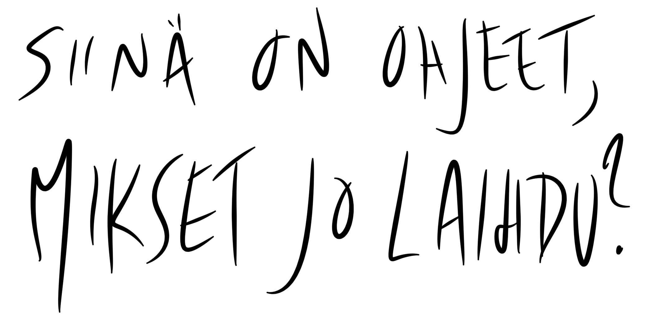 Siinä on ohjeet, mikset jo laihdu?