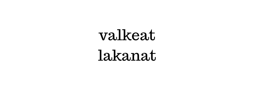 valkeatlakanat