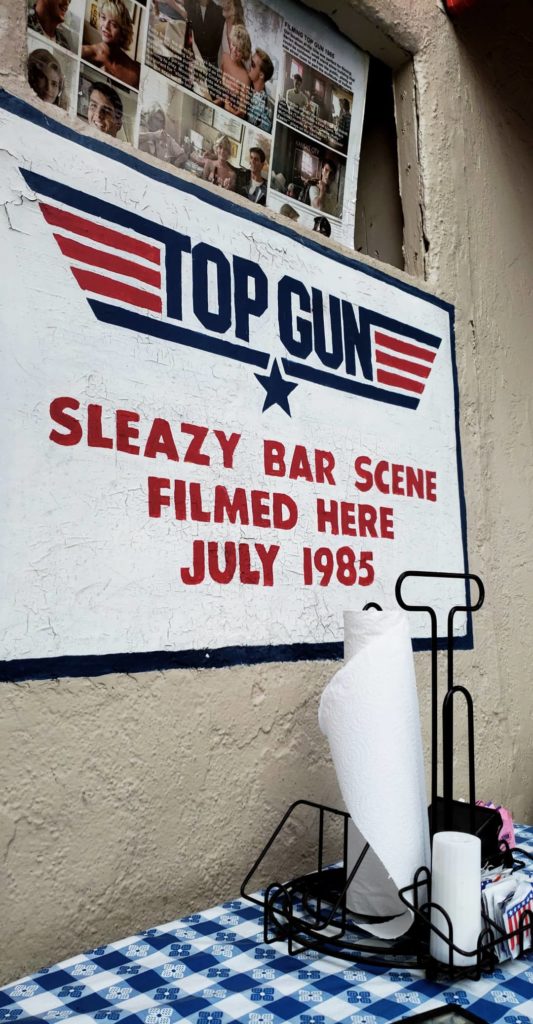 Top Gun - Sleazy bar scene filmed here July 1985