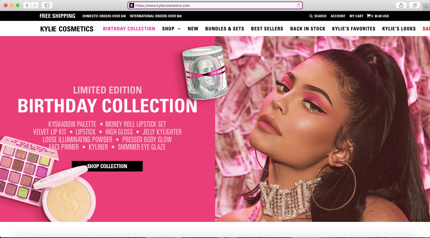 Kylie Cosmetics Suomi