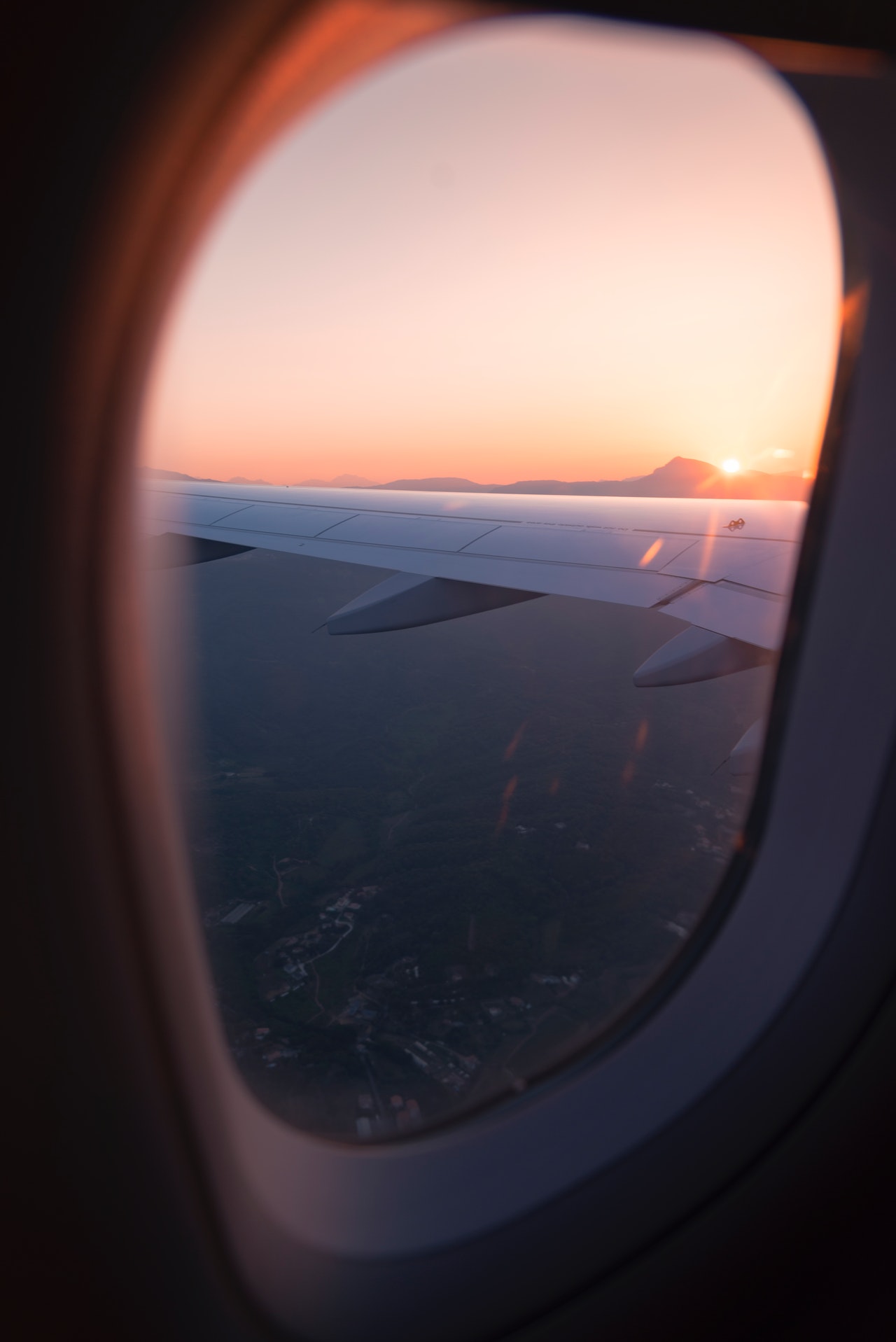 flying airplane
