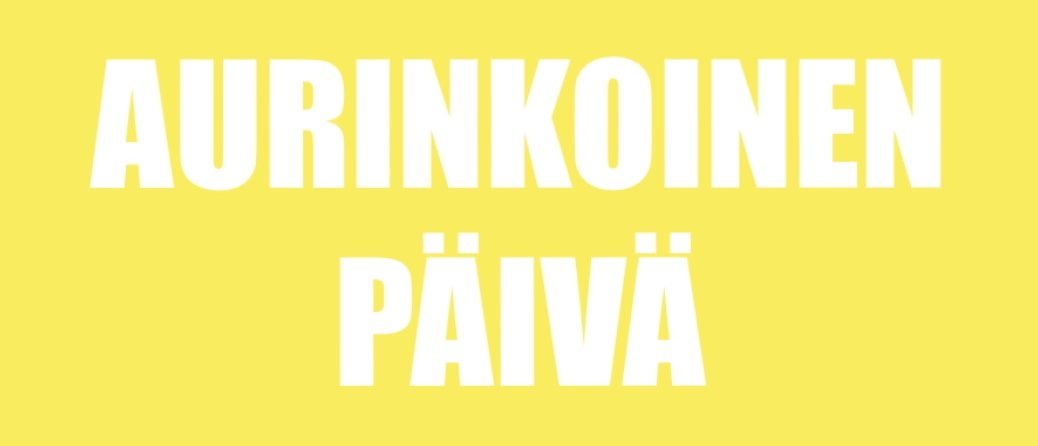 Aurinkoinen Päivä