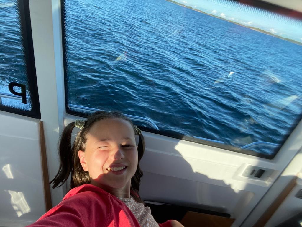 Kymmenvuotias veneessä