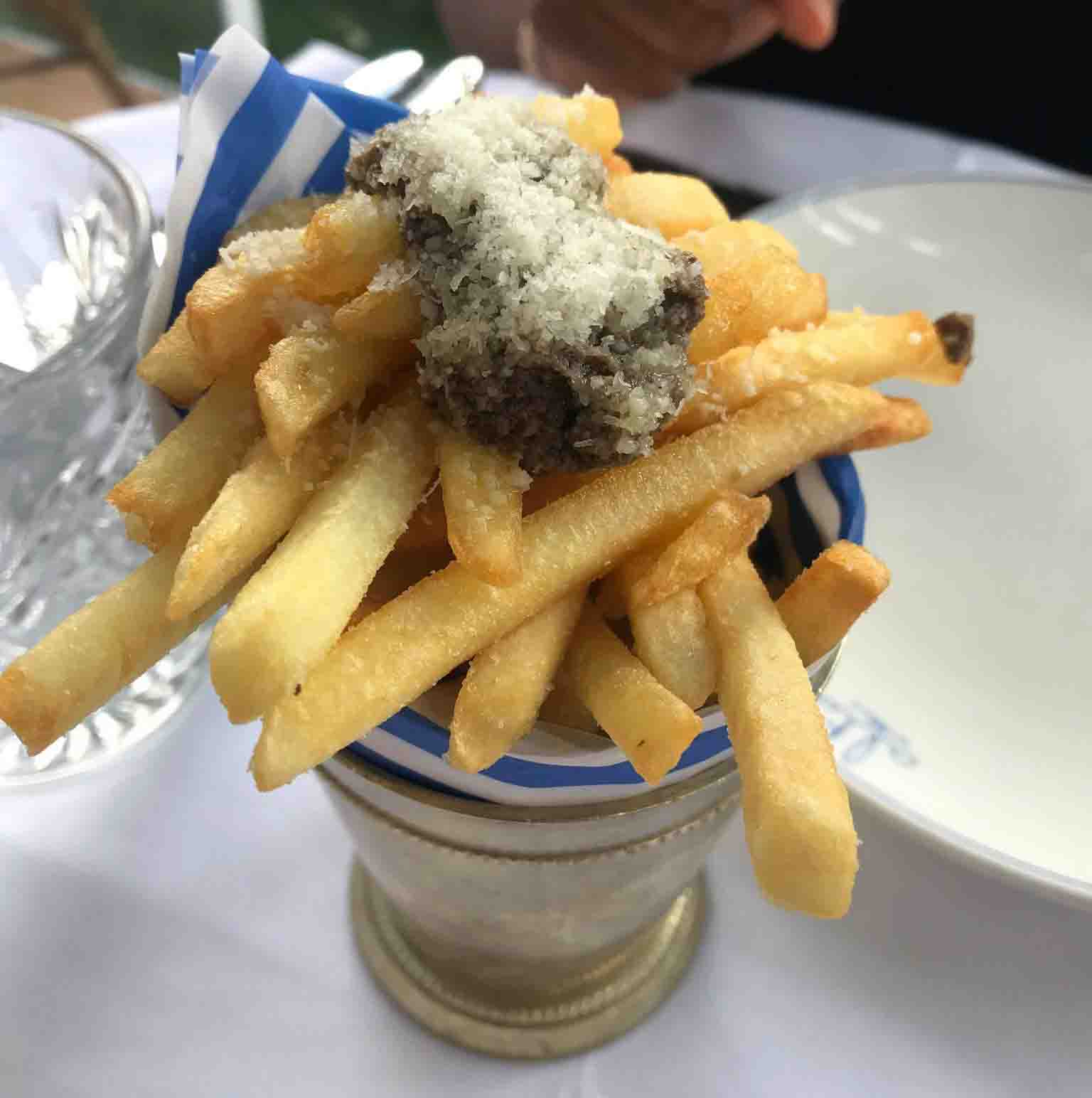 Rosana Eats Dior Cafe LondonTruffle Fries