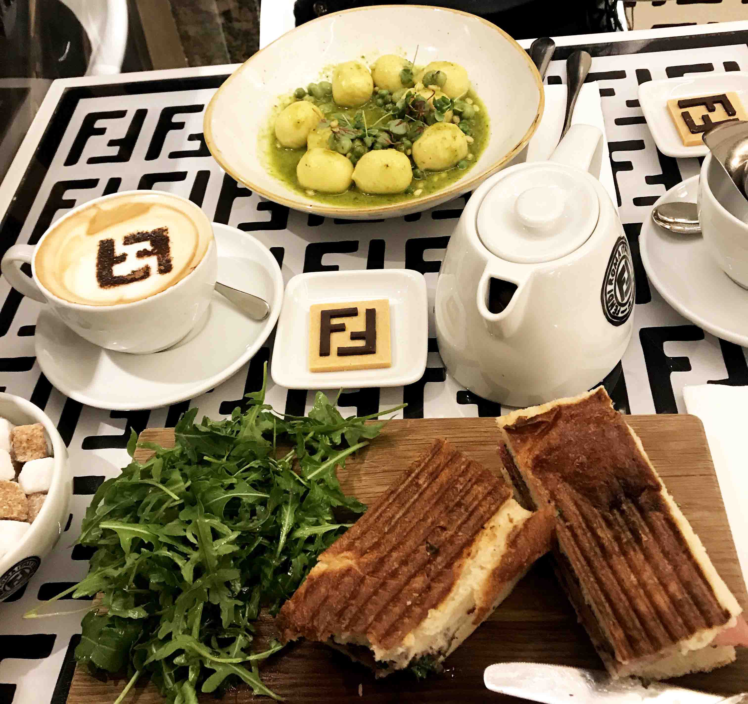 Fendi Café at Harrods – Rosana Eats | Lily