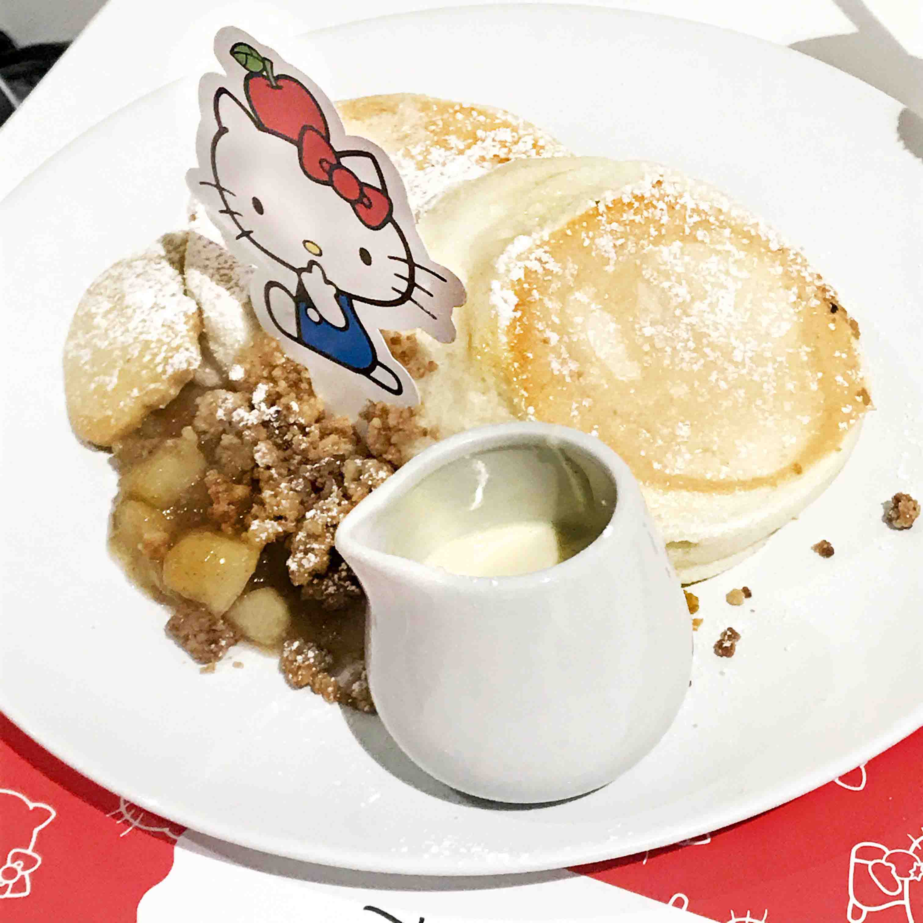 Fuwa Fuwa Japanese Soufflé Pancakes Featuring Hello Kitty – Rosana Eats |  Lily