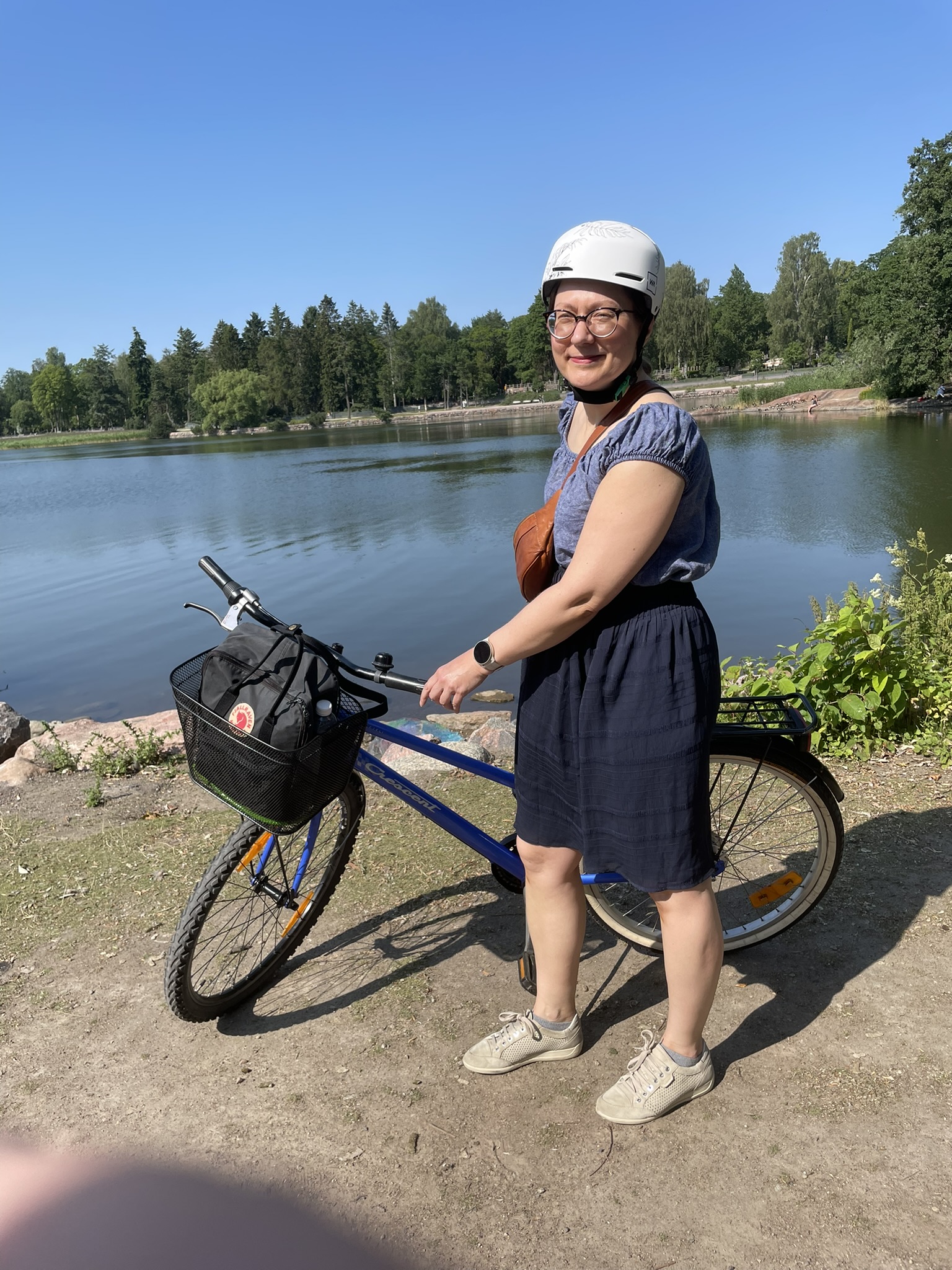 Minä ja pyöräni.