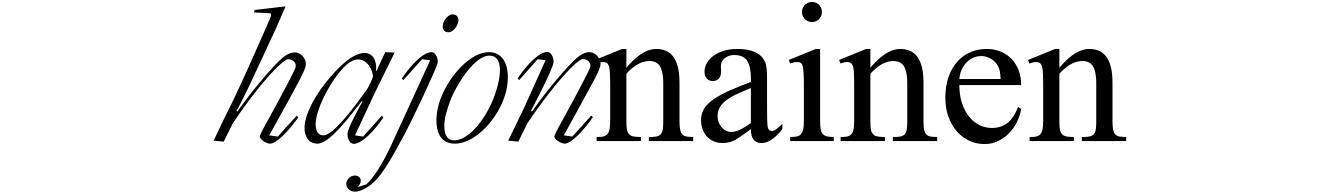 Hajonnainen
