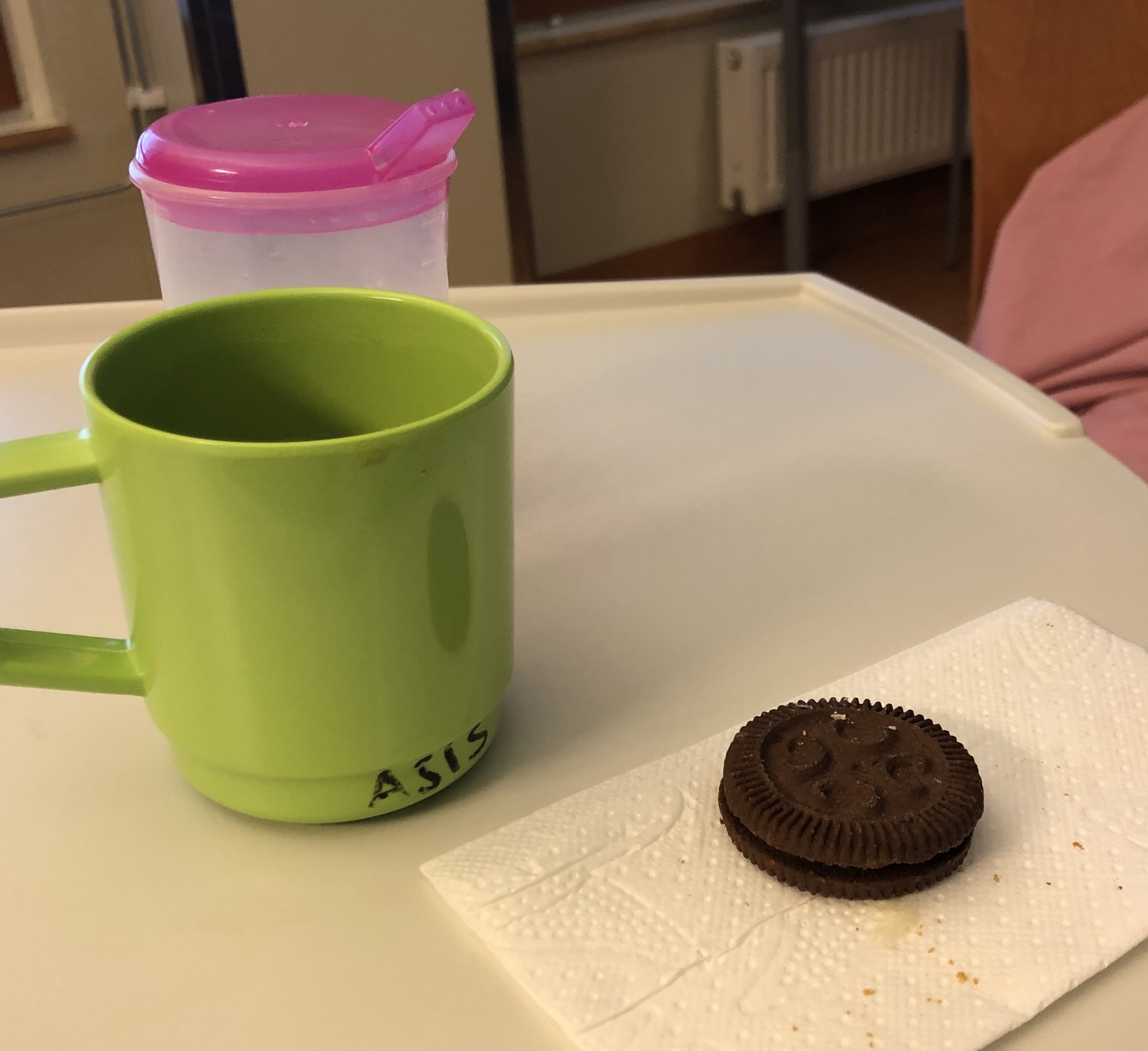 Operaation jälkeen saatu kahvi