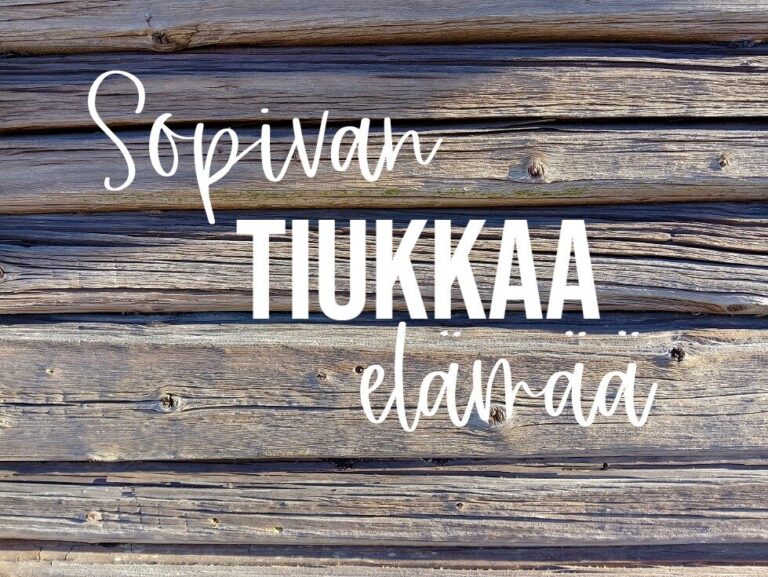Blogi löytyy nyt myös Facebookista!