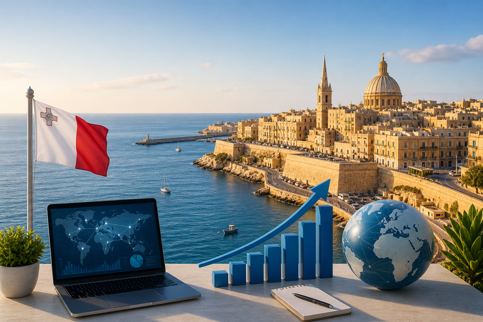 Miten Malta on noussut yhdeksi Euroopan nopeimmin kasvavista talouksista?