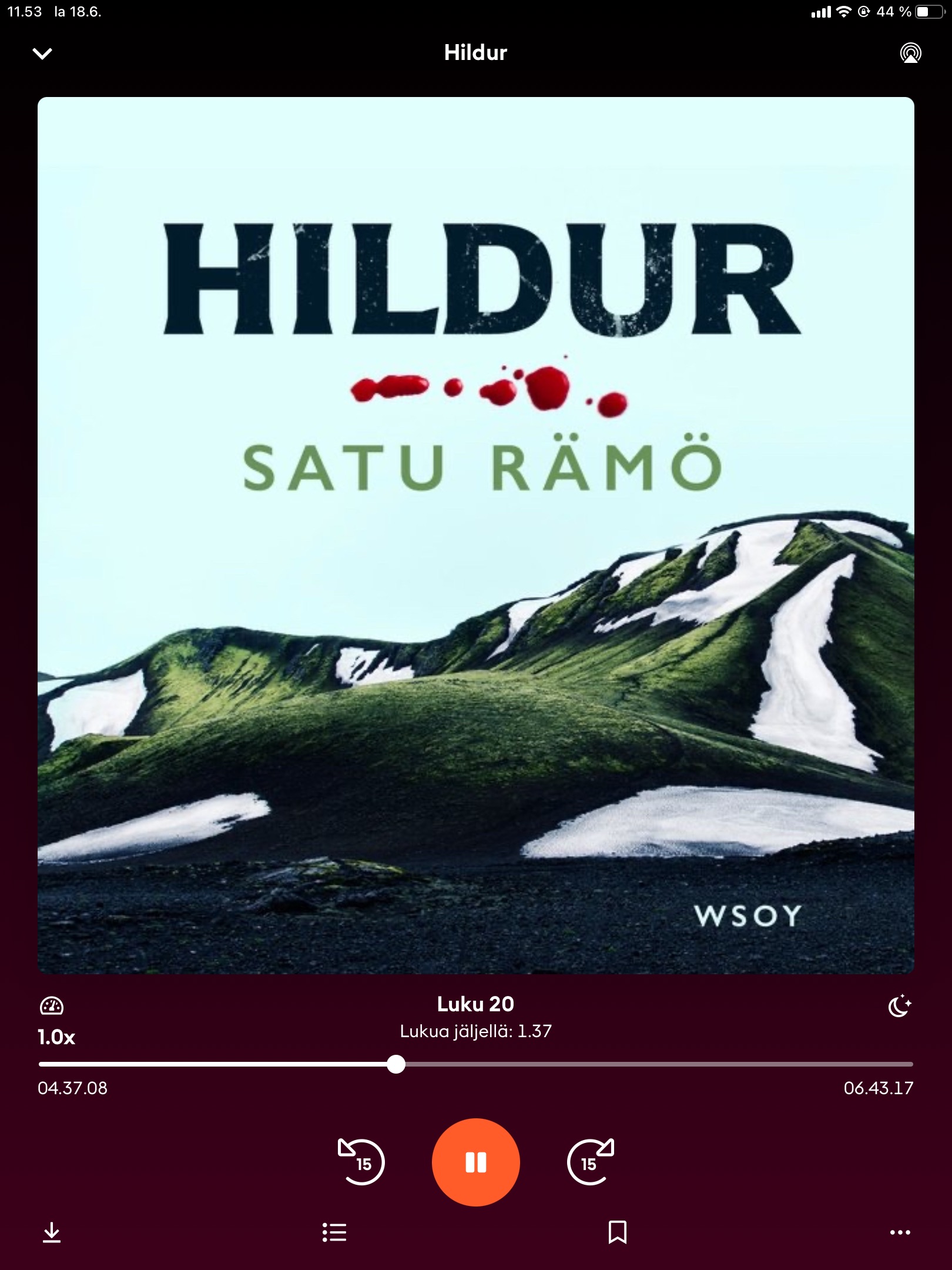 Kuuntelu- ja lukuvinkit hildur