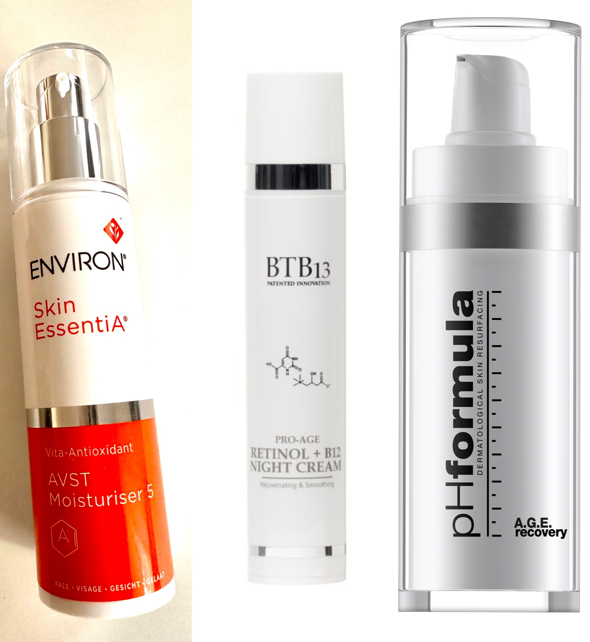 retinoli ihonhoidon superraaka-aine kolme tuotetta