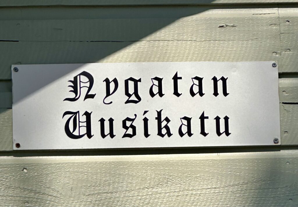 Kristiinankaupunki katukyltti