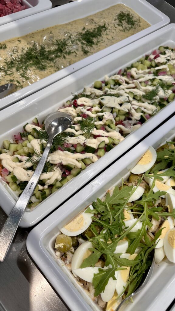 Laivojen joulubuffetit Tallink kala
