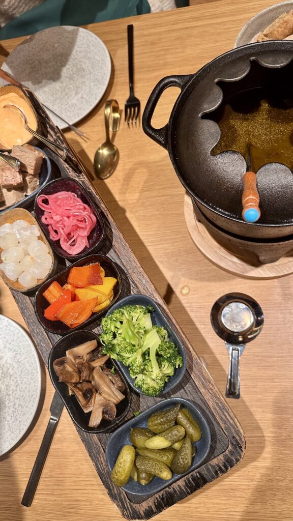 Marskin fondue-padas liha