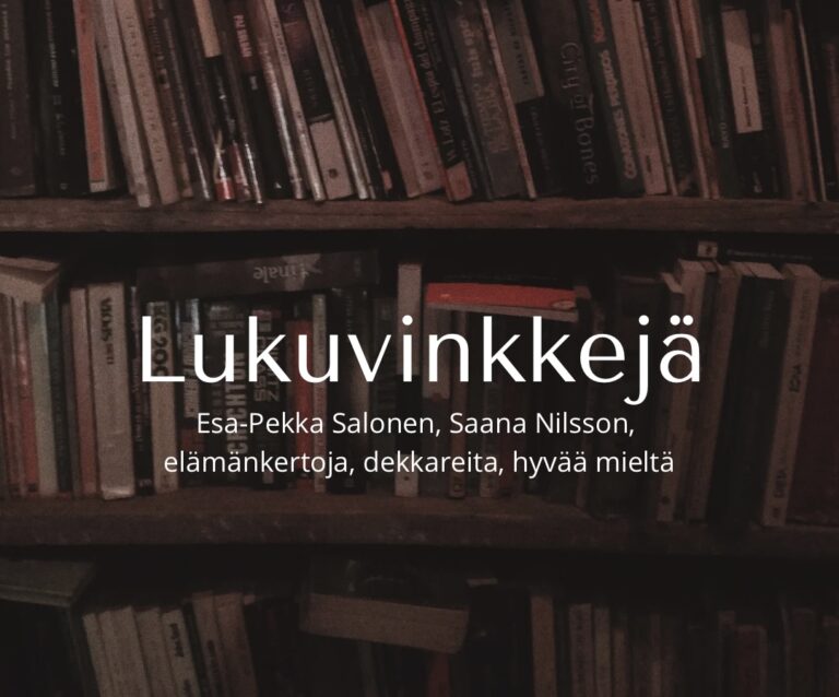 Lukuvinkit: salaista palvelua, musiikkimaailmaa, dekkareita