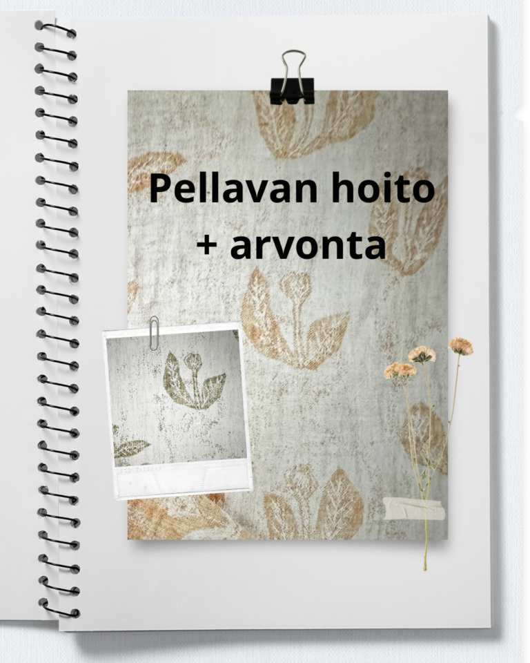 Pellavatuotteen pesu ja silitys – arvonta