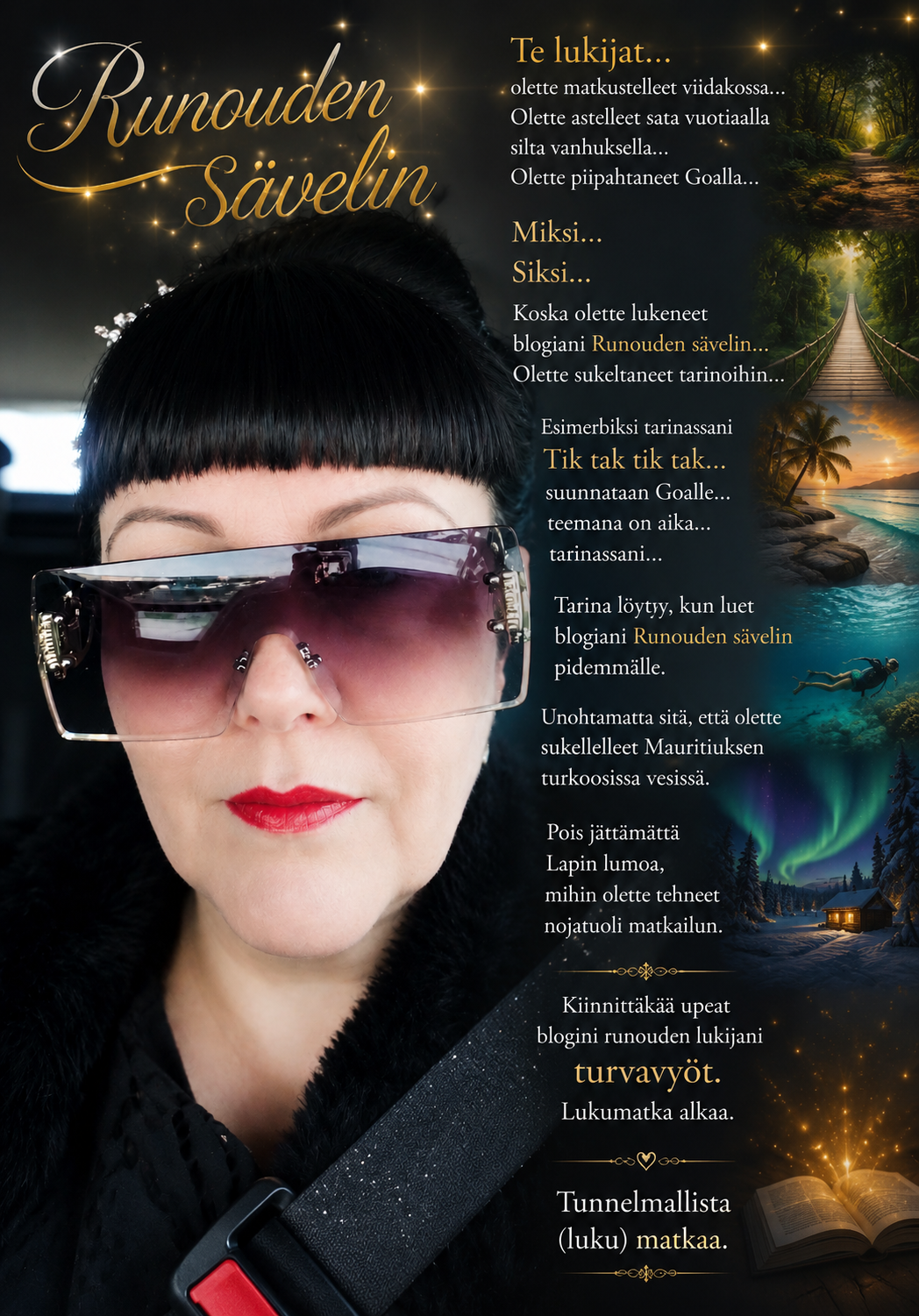 Tunnelmallista lukumatkaa